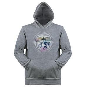 Jaket Hoodie rose and butterflies crack