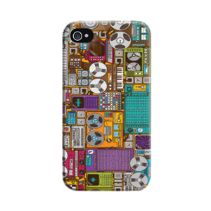 Pattern Retro Cassette 0108 Custom Case Casing HP