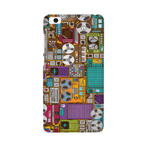 Pattern Retro Cassette 0108 Custom Case Casing HP