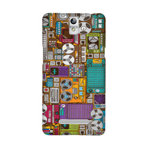 Pattern Retro Cassette 0108 Custom Case Casing HP