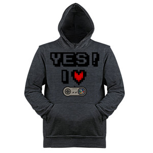 Jaket Hoodie I Love Games