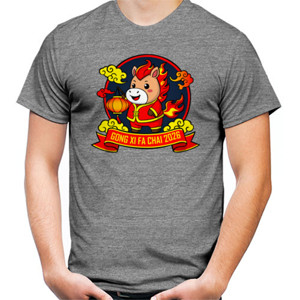 Kaos Cute Fire Horse Lunar New Year