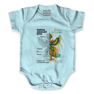 Baby Jumper Kaos Papua Cendrawasih Bird of Paradise