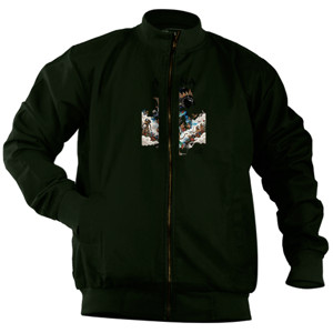 Jaket Bomber Kaos Seni Budaya Arjuna Satria Pandawa