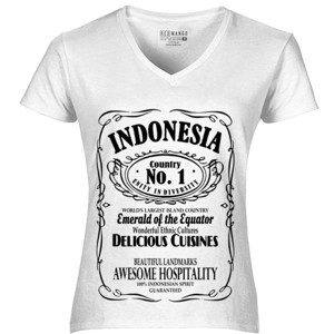 Kaos INDONESIA NO 1 BLACK COLOR