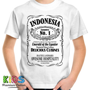 Kaos INDONESIA NO 1 BLACK COLOR