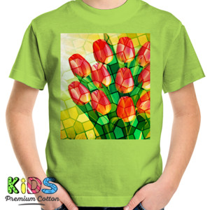 Kaos Kaos Anak Tulip - Bunga Tulip - Kaos Anak Keren