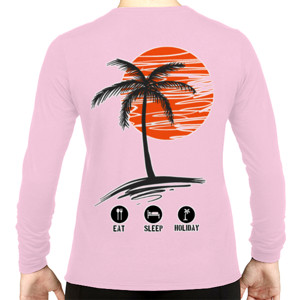 Kaos EAT SLEEP HOLIDAY