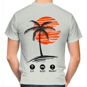 Kaos EAT SLEEP HOLIDAY