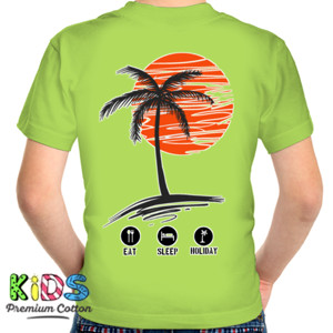 Kaos EAT SLEEP HOLIDAY