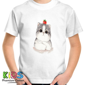 Kaos Kaos kucing cute