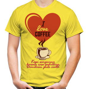 Kaos Kopi sempurna karena rasa pahitnya. Demikian pula 