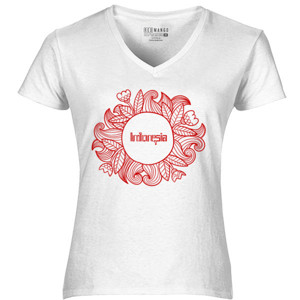 Kaos Indonesia - Bunga