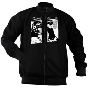 Jaket Bomber Sonic Youth Band Unisex Pria Wanita T-Shirt