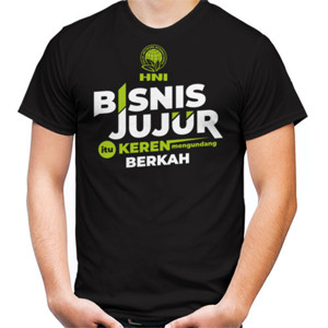 Kaos HNI Bisnis Jujur Bicolor