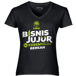 Kaos HNI Bisnis Jujur Bicolor