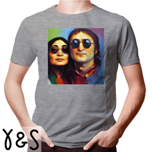 Kaos Yoko dan John Desain Couple