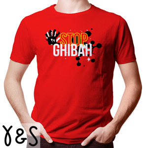 Kaos STOP GHIBAH