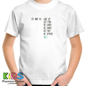 Kaos 90's simple word