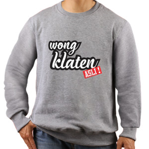 Jaket Sweater Wong Klaten Asli