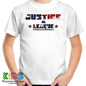 Kaos Kaos Justice & League Keren Murah