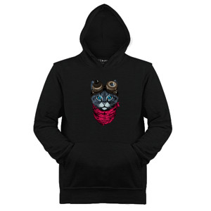 Jaket Hoodie Steampunk Cat