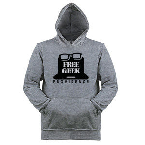 Jaket Hoodie Free Geek Providence