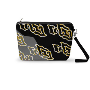 Pouch Trapesium Batik mega mendung pouch
