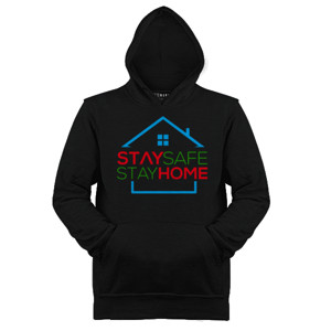 Jaket Hoodie Stay Home