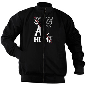 Jaket Bomber Stay at home