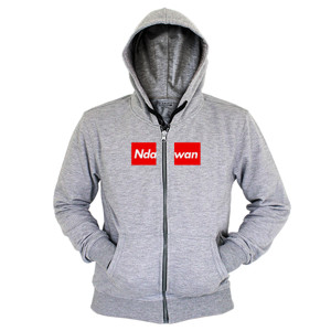 Hoodie Zipper Kaos Ndaskewan Supreme Style