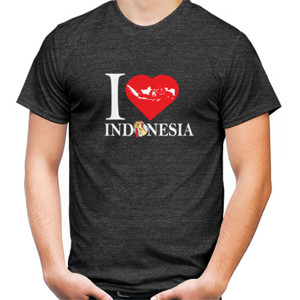 Kaos Love Indonesia
