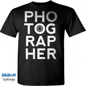Kaos Photographer Huruf Besar