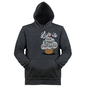 Jaket Hoodie LIFE IS AS SWEET AS CUPCAKES