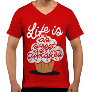 Kaos  LIFE IS AS SWEET AS CUPCAKES