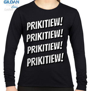 Kaos PRIKITIEW! (Bisa diedit / customize)