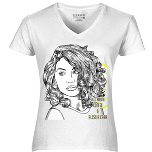 Kaos Alessia Cara drawing 