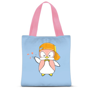 Tas Tote Fullprint Pinkuin