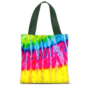 Tas Tote Fullprint Tie Dye Pelangi