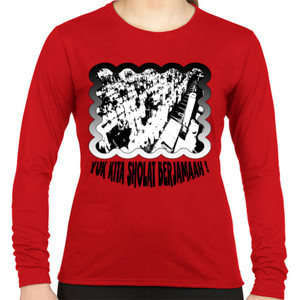 Kaos Sholat Berjamaah