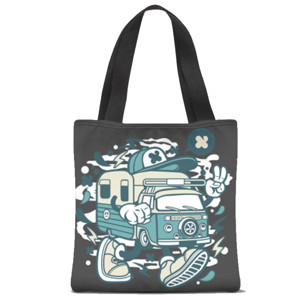 Tas Tote Fullprint car