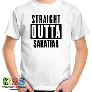 Kaos Straight Outta SAKATIAR Black Logo