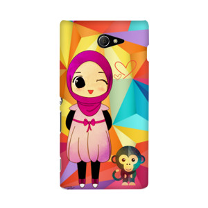 Hijab Cartoon 5 Casing HP