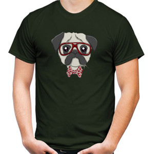 Kaos Dog pug geek