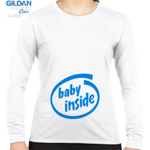 Kaos Ibu Hamil Lucu - Baby Inside