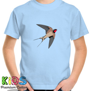 Kaos Kaos Anak Gambar Swallow