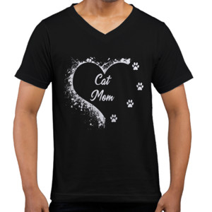 Kaos  Costum cat mom T-shirt