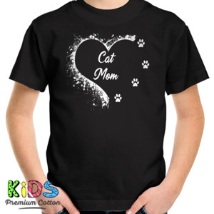 Kaos Costum cat mom T-shirt