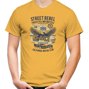 Kaos biker street rebel