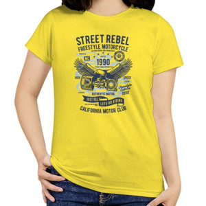 Kaos biker street rebel